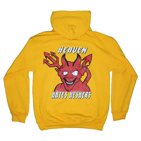 Heaven Hates Heshers Hoodie (yellow)